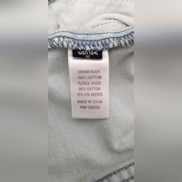 Volcom Stone Acid Wash Denim Vest - Picture 10 of 11